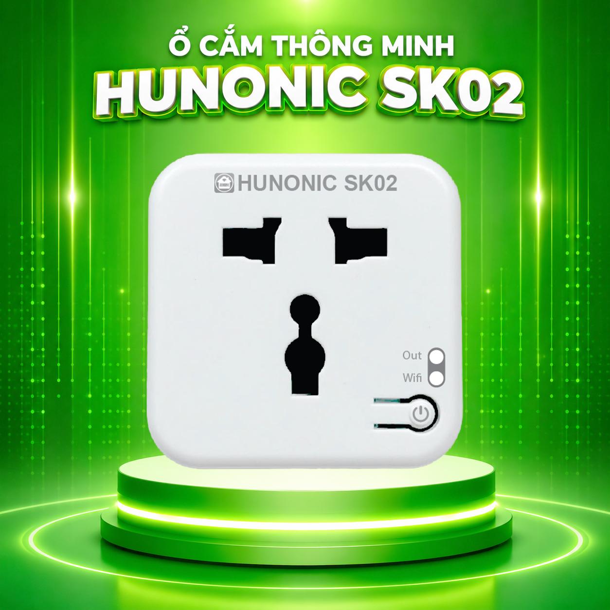 Ổ cắm thông minh Wifi Hunonic SK02